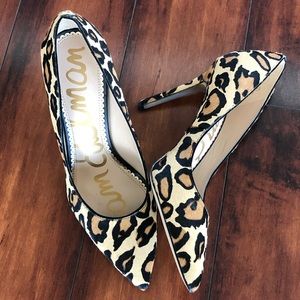 Sam Edelman Leopard Print Heels
